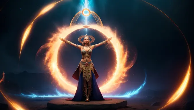 Kallu Sorceress Harnesses Magical Energy