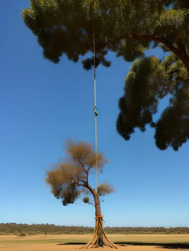 Kambi Tree with Swinging Branches in Gentle Breeze