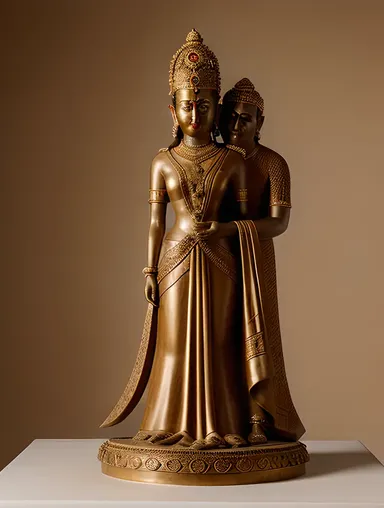 Kamdev God Image Sculpture with Intricate Details