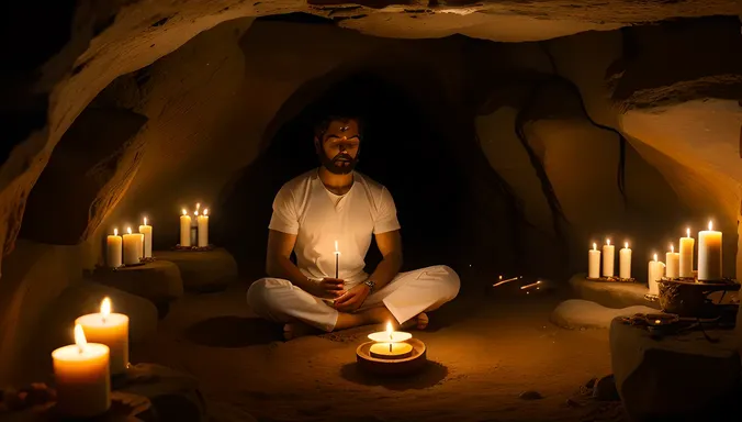 Kanakadasa's Spiritual Awakening with Candles and Incense