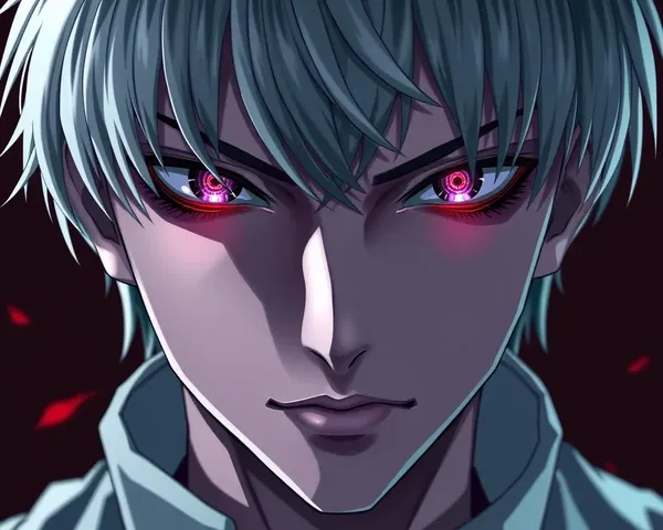 Kaneki Ken's 4K Portrait: Determined Expression Glows