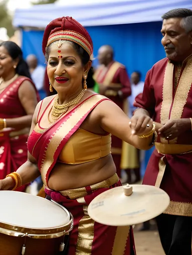 Karaga Festival in Full Swing with Dancing and Festive Atmosphere