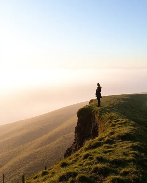 Karen Webb Gazes Out at Breathtaking Countryside Morning View