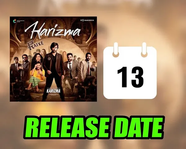 Karizma Album Release Date in Bold Font with Calendar Icon