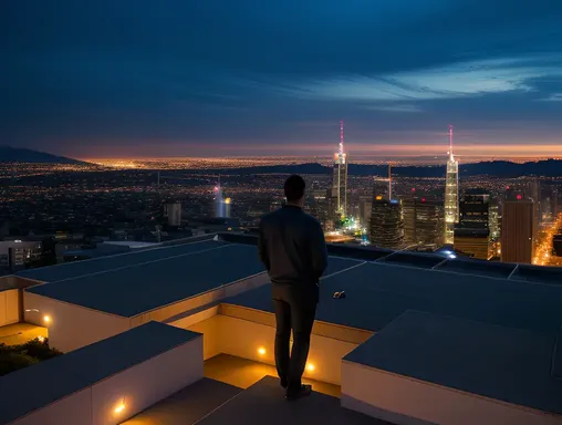 Kerwin Espinosa's Ambitious Vision Overlooks City Skyline