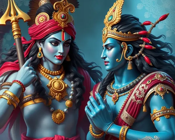 Krishna and Arjuna Images in Ancient Indian Art