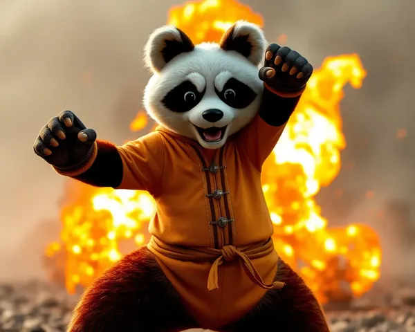 Kung Fu Panda Unleashing Powerful Technique