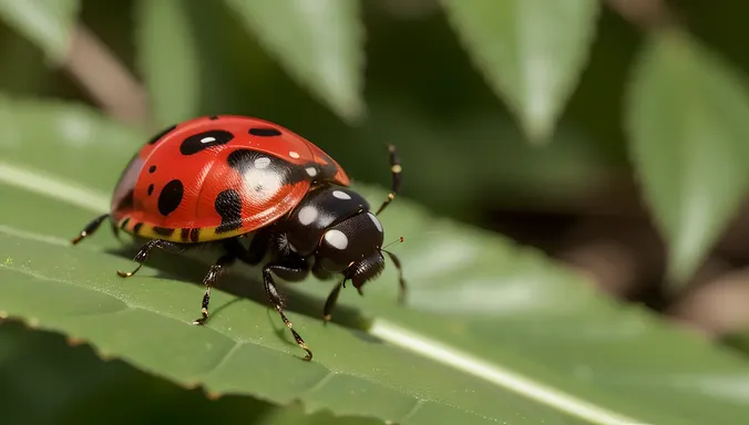 Ladybug Defense Mechanisms Against Pests in Biopesticides Images