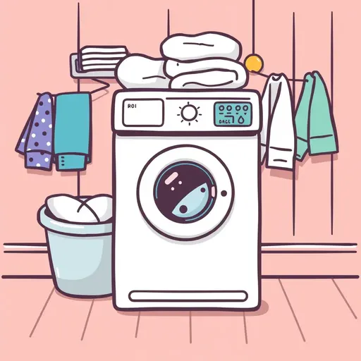 Laundry Icon: Symbolizing the Cycle of Cleaning and Renewal