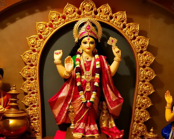 Laxmi Narayan Image Found in Ancient Temple Carvings