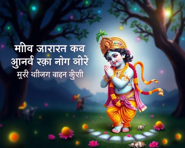 Little Krishna Images as Symbols of Love