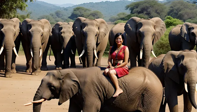 Loyal Elephants Surround Gentle Bindusara