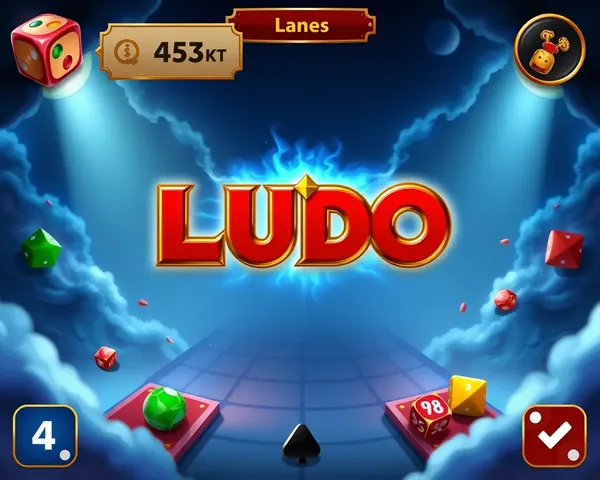 Ludo Game Image Illustrates Colorful Board Design
