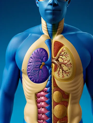 Lung Neoplasm CT Scan with Tumor Size and Location