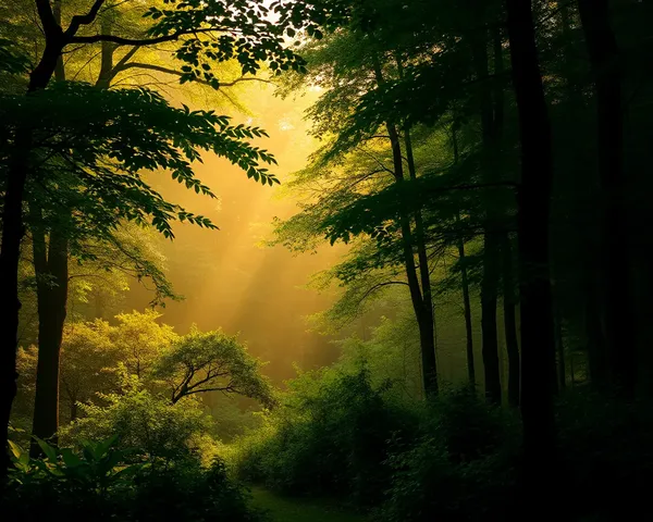 Lush Forest Background for Pandit's Visiting Card