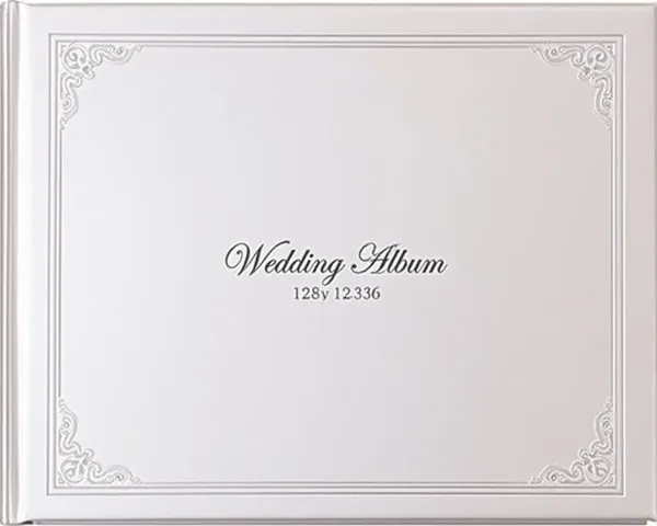 Luxurious Embossed Wedding Album Cover PSD Free Download 12x36