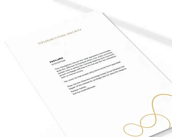 Luxurious Exclusive Interconnected Circles Letterhead Design