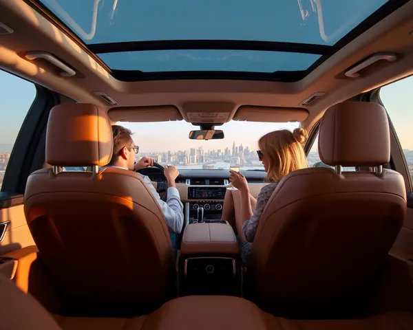 Luxurious Interior Range Rover Velar Panoramic View