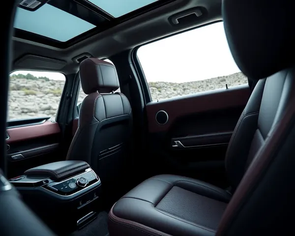 Luxurious Range Rover Interior with Premium Leather Seats