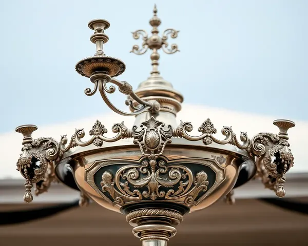 Luxurious Steel Almari with Ornate Details PNG