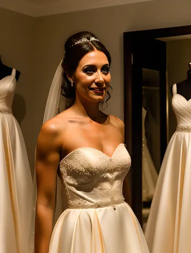 Luxurious Wedding Dress Try-On Photo Editing Software