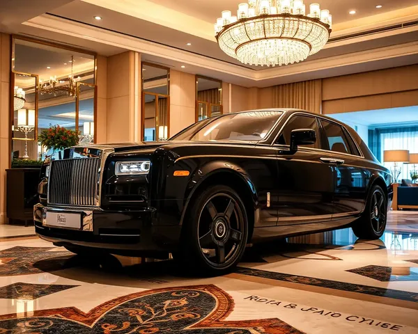Luxury Hotel Lobby Rolls-Royce Phantom Parking Spot