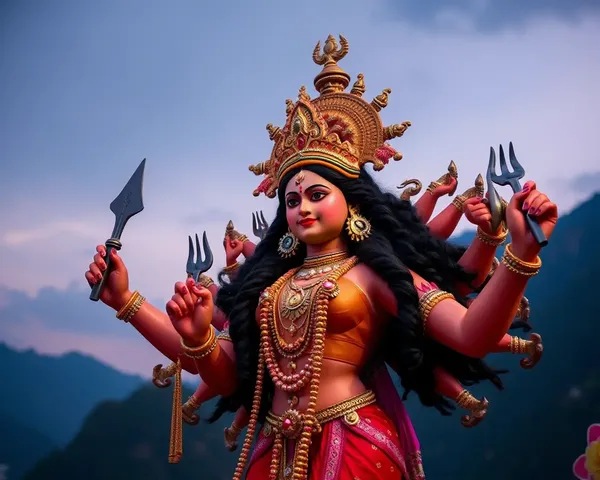 Maa Durga's Beauty in Beautiful Images