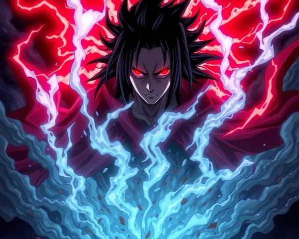 Madara Uchiha Susanoo Storm Unleashing Hidden Leaf Village