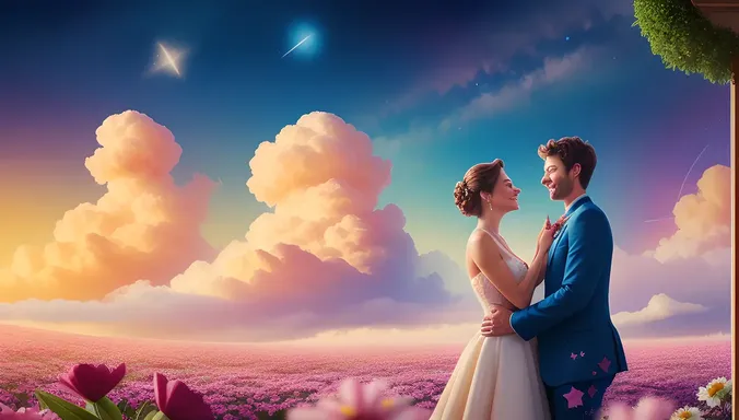 Magical Love Story Illustration Photo Editing Online Free