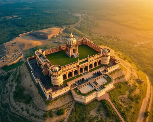 Majestic CSC Mohar Fortification in Indian Heartland Panorama