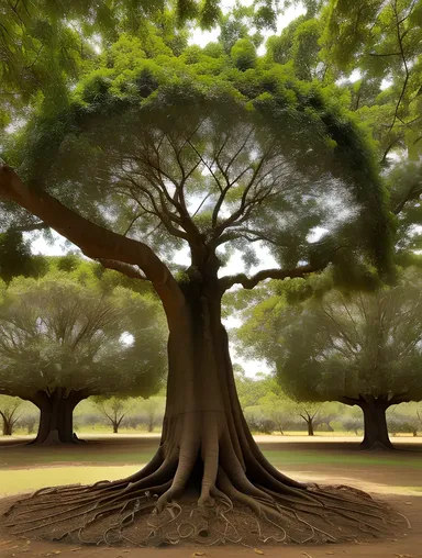 Majestic Karadi Tree in Lush Forest