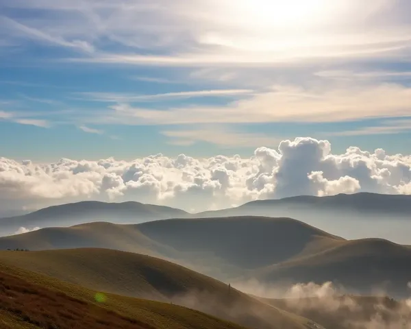 Majestic Kingdom of Heaven Landscape with Serene Atmosphere