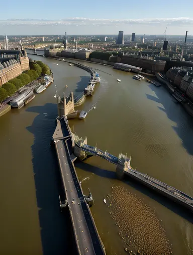 Majestic London Bridge Architecture in High-Definition