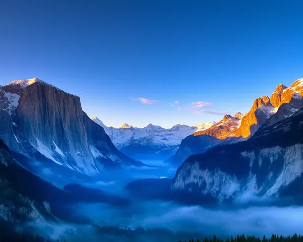 Majestic Mountain Range at Sunrise in 1024x576 Resolution