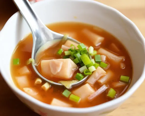 Manchow Soup with Vinegar and Scallions