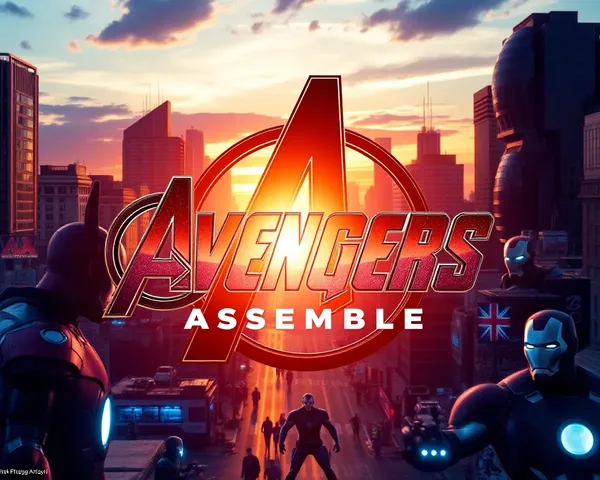 Marvel Avengers Assemble 4K Wallpaper Sunset Cityscape