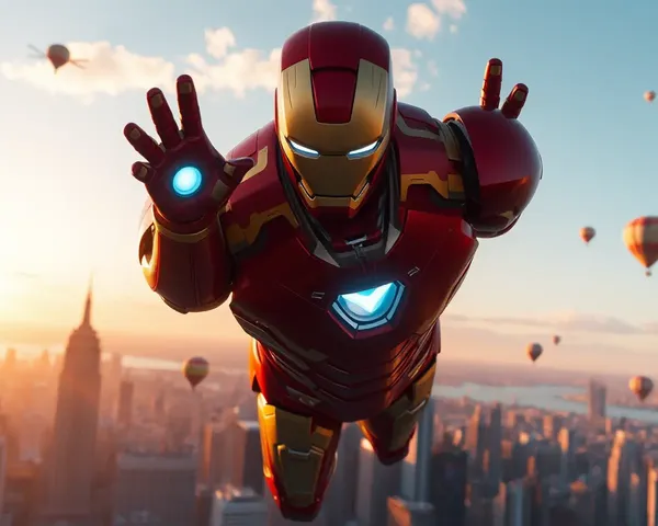 Marvel Wallpaper 4K for PC: Iron Man's Suit at Sunset