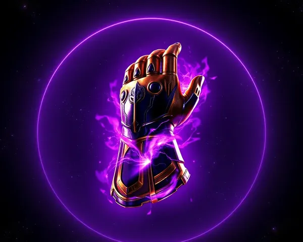 Marvel Wallpaper 4K for PC: Thanos' Infinity Gauntlet in Cosmic Background