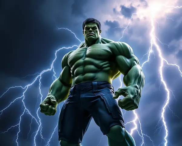 Marvel Wallpaper 4K for PC Download: Hulk in Raging Storm