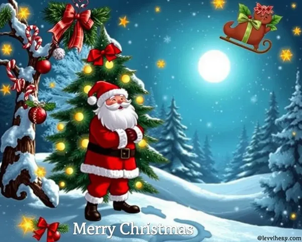 Merry Christmas Images Gif for Seasonal Delight