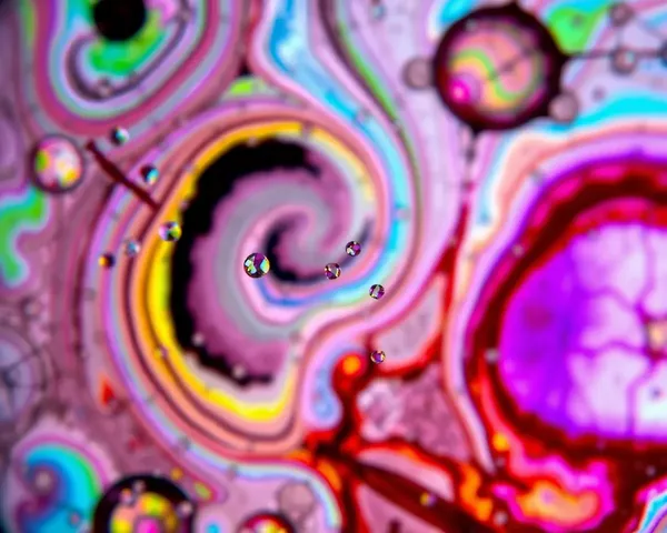 Microscopic World of Glowing Particles Revealed