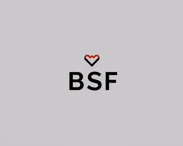 Minimalist BSF Logo PNG for Business Cards
