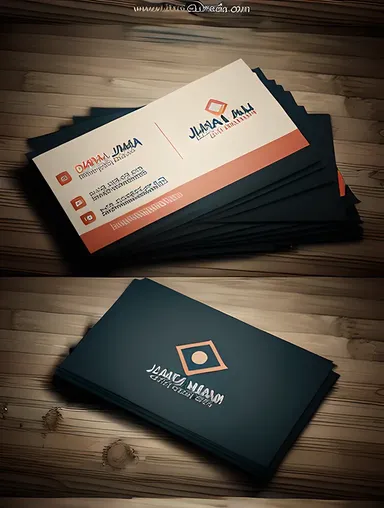 Minimalist Business Card with Simple Elegant Layout and Typography Focus