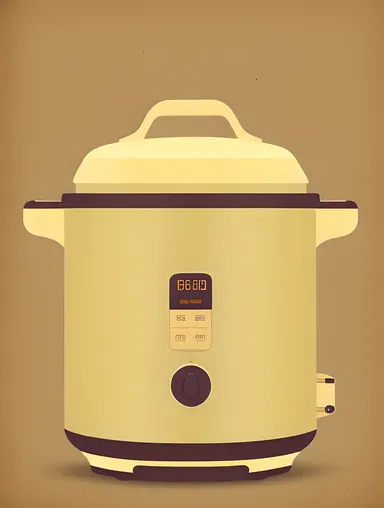 Minimalist Crockpot Design with Clean and Modern Aesthetic