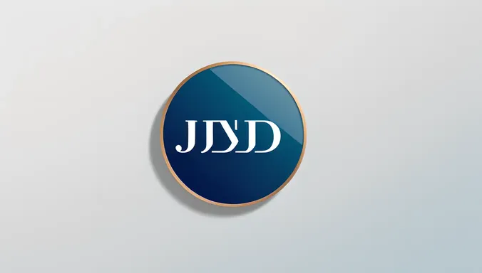 Minimalist JDS Logo in Circular Gradient Design