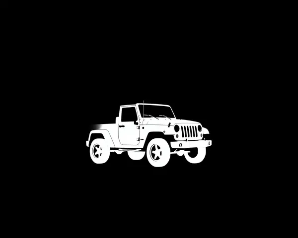 Minimalist Jeep Wrangler Graphic iPhone Wallpaper