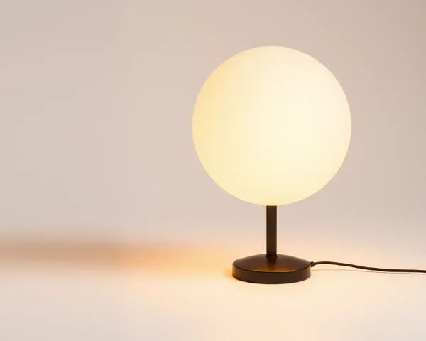 Minimalist Kular Shaped Lamp with Soft Glow