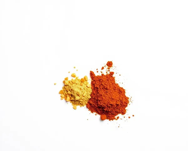 Minimalist Masala Spice Blend on White Background Design