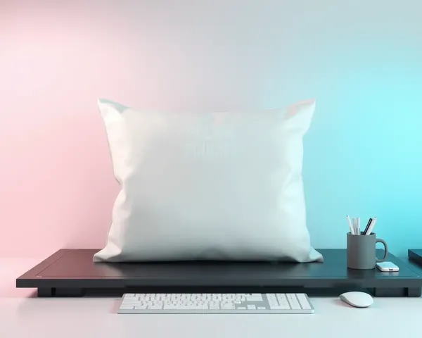 Minimalist Pillow Pouch Mockup with Simple Design and Modern Aesthetic
