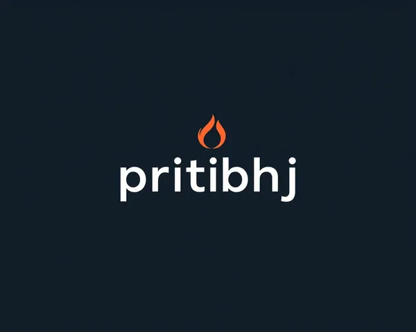 Minimalist Pritibhoj Logo with Simple Color Scheme